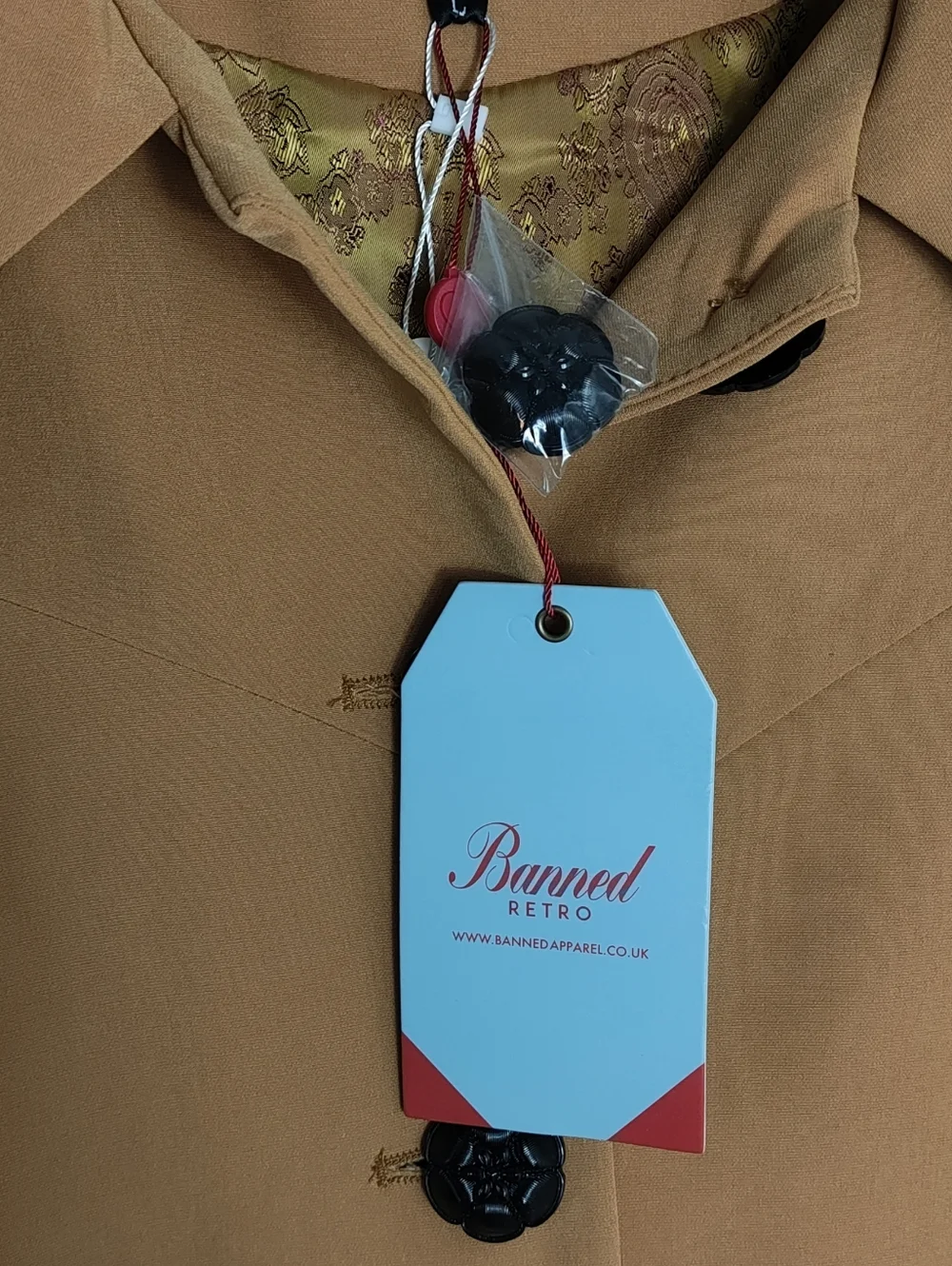 Banned Retro Swing Jacket 1960's Size Large - Picture 2 of 6